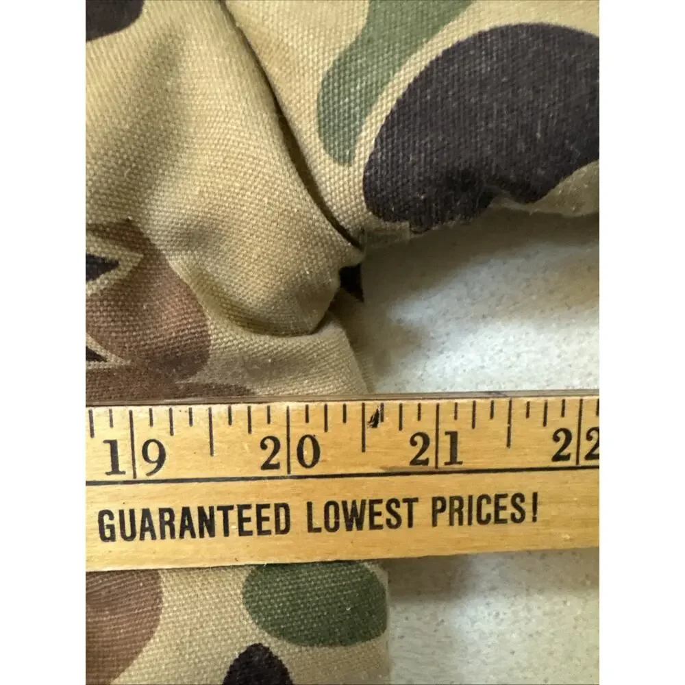 Vintage Best Endorsed By Jim Catfish‎ Hunter Camouflage Coat Size M Made In USA